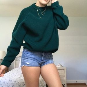 Vintage L.L. Bean Green Sweater
